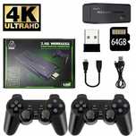Konsola Bezprzewodowa nowa GRA RETRO +2 PADY 20000 GIER 64GB HD 4K