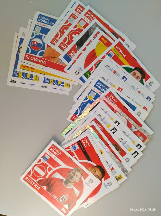 Naklejki Topps UEFA EURO 2024