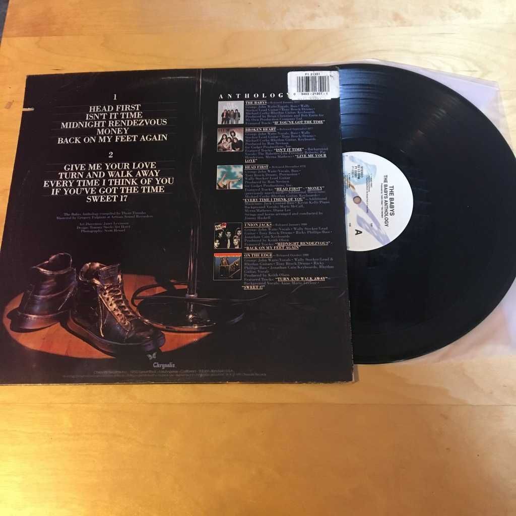 The Babys - Anthology - LP 1981 r. Chrysalis USA EX
