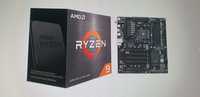 Processador AMD Ryzen 9 5950X + Placa-mãe Gigabyte AMD B550 UD AC