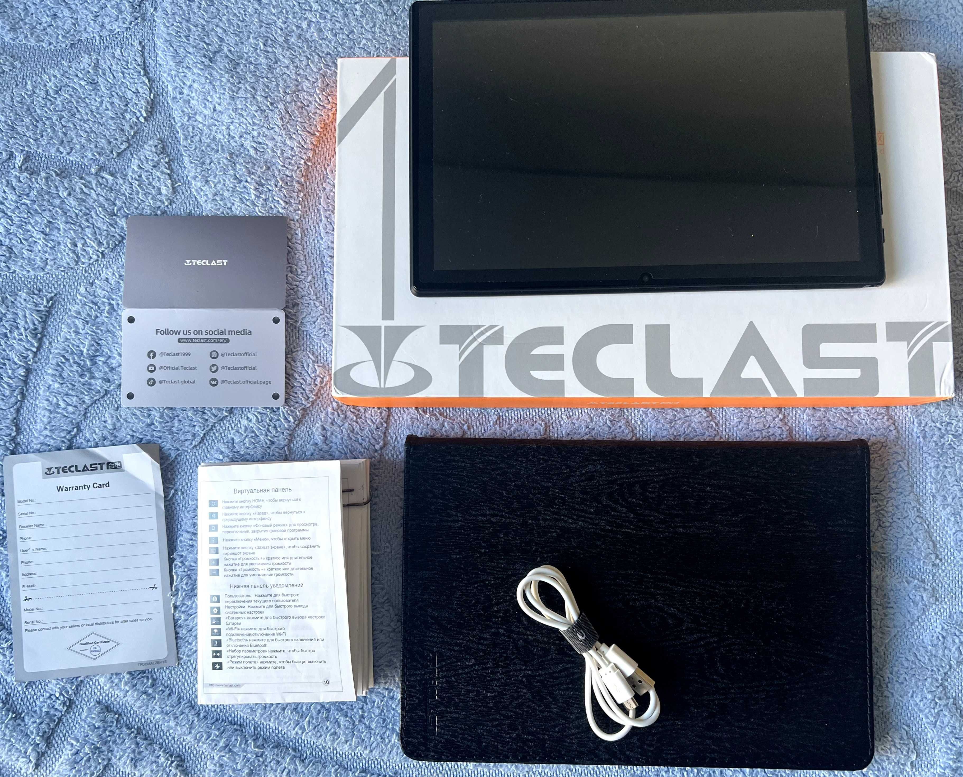 Планшет Teclast M40 Pro 6/128GB 4G (TLA007) + чехол + клавиатура