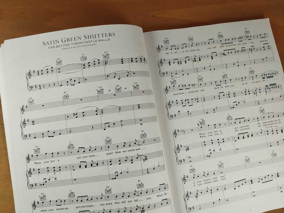 Partituras Chris de Burgh, Anthology