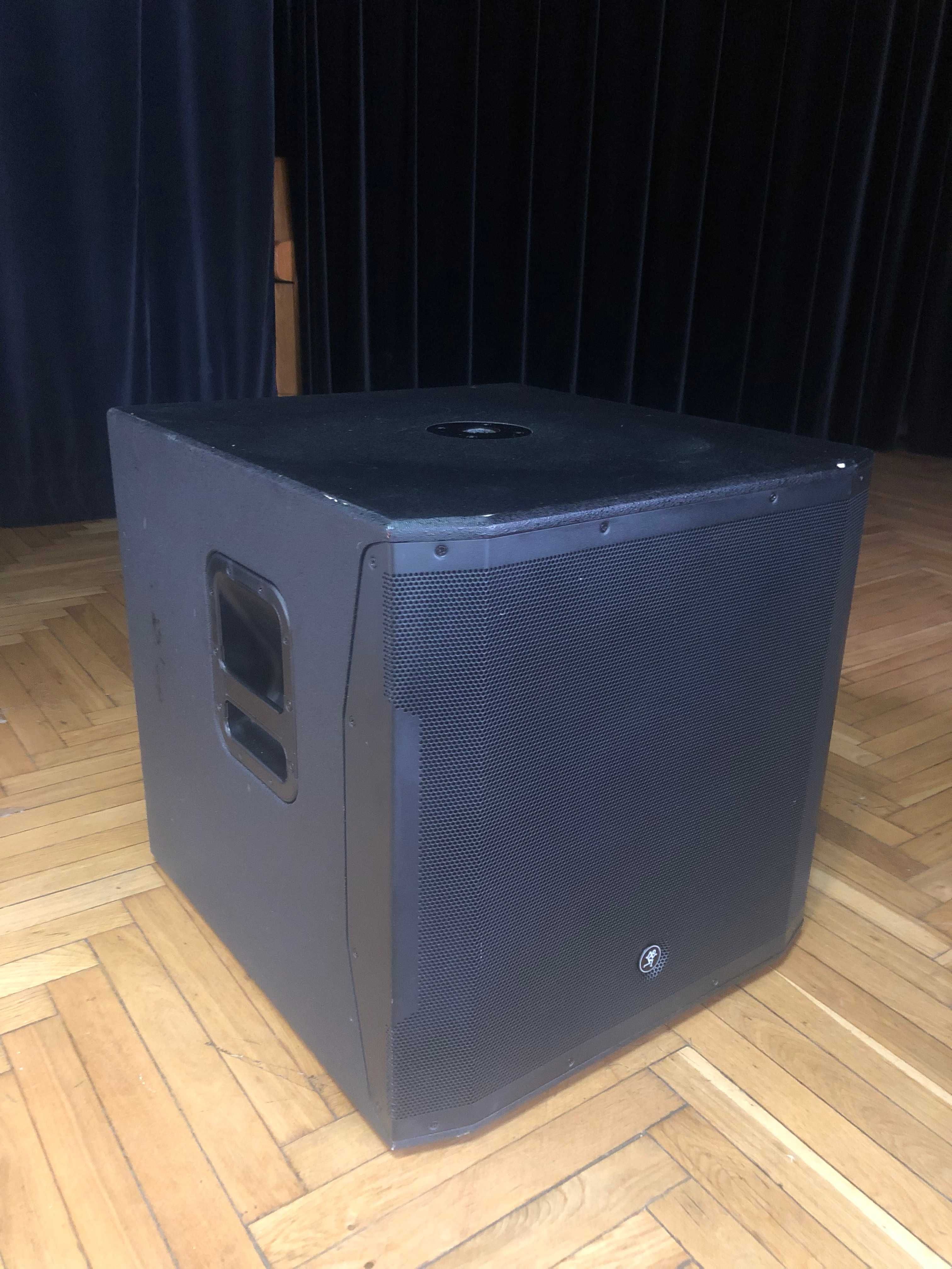 Kolumna aktywna mackie srm 650 plus mackie srm 1850, zestaw