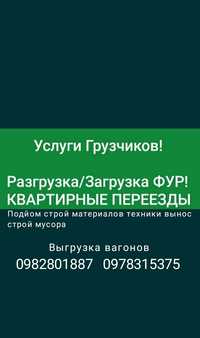 Услуги  Грузчики, Разнорабочие любые виды робот, Демонтажние роботы