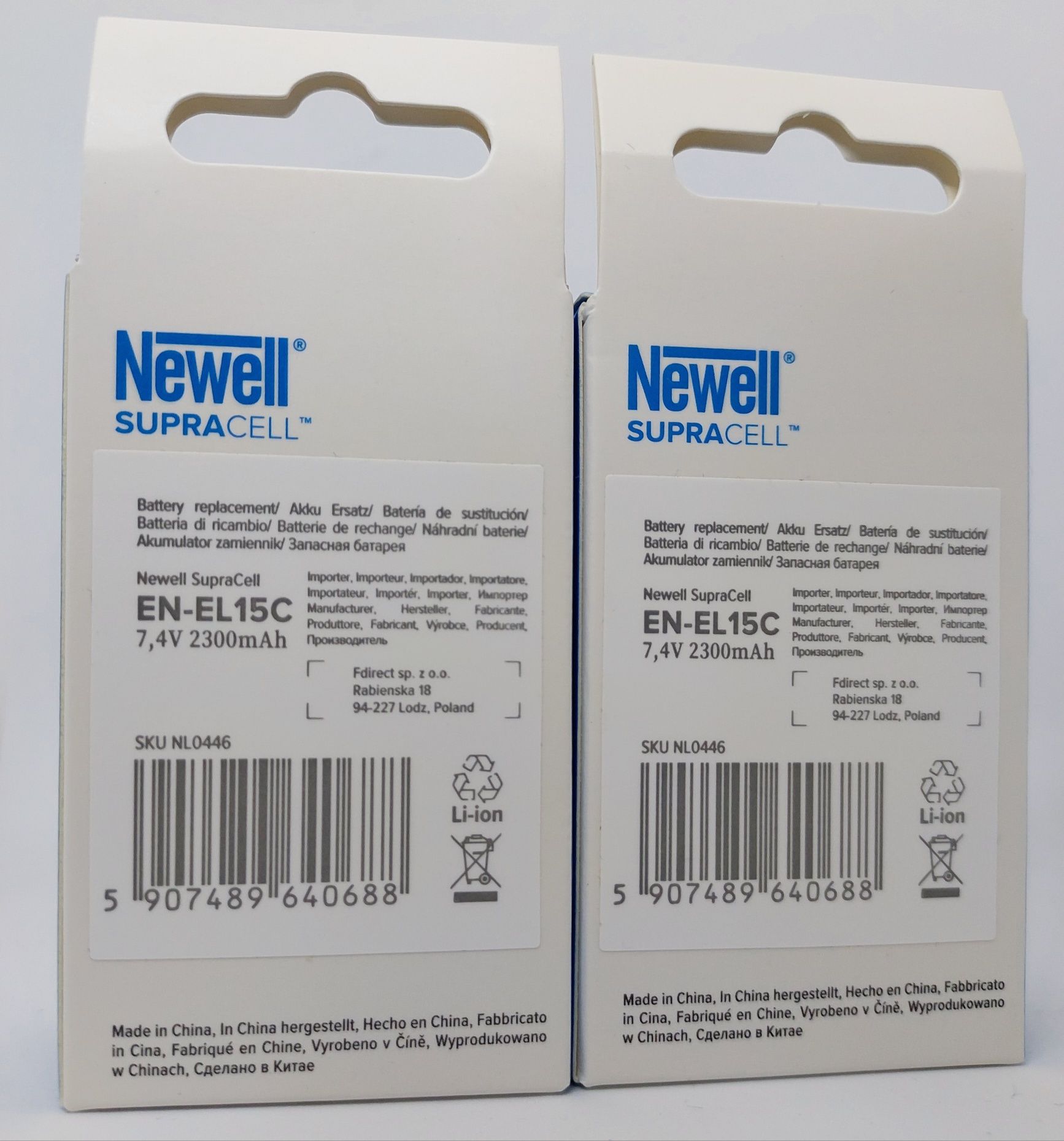 Батарея Newell SupraCell EN-EL15C для Nikon Z5,Z6,Z6II, D780, D850