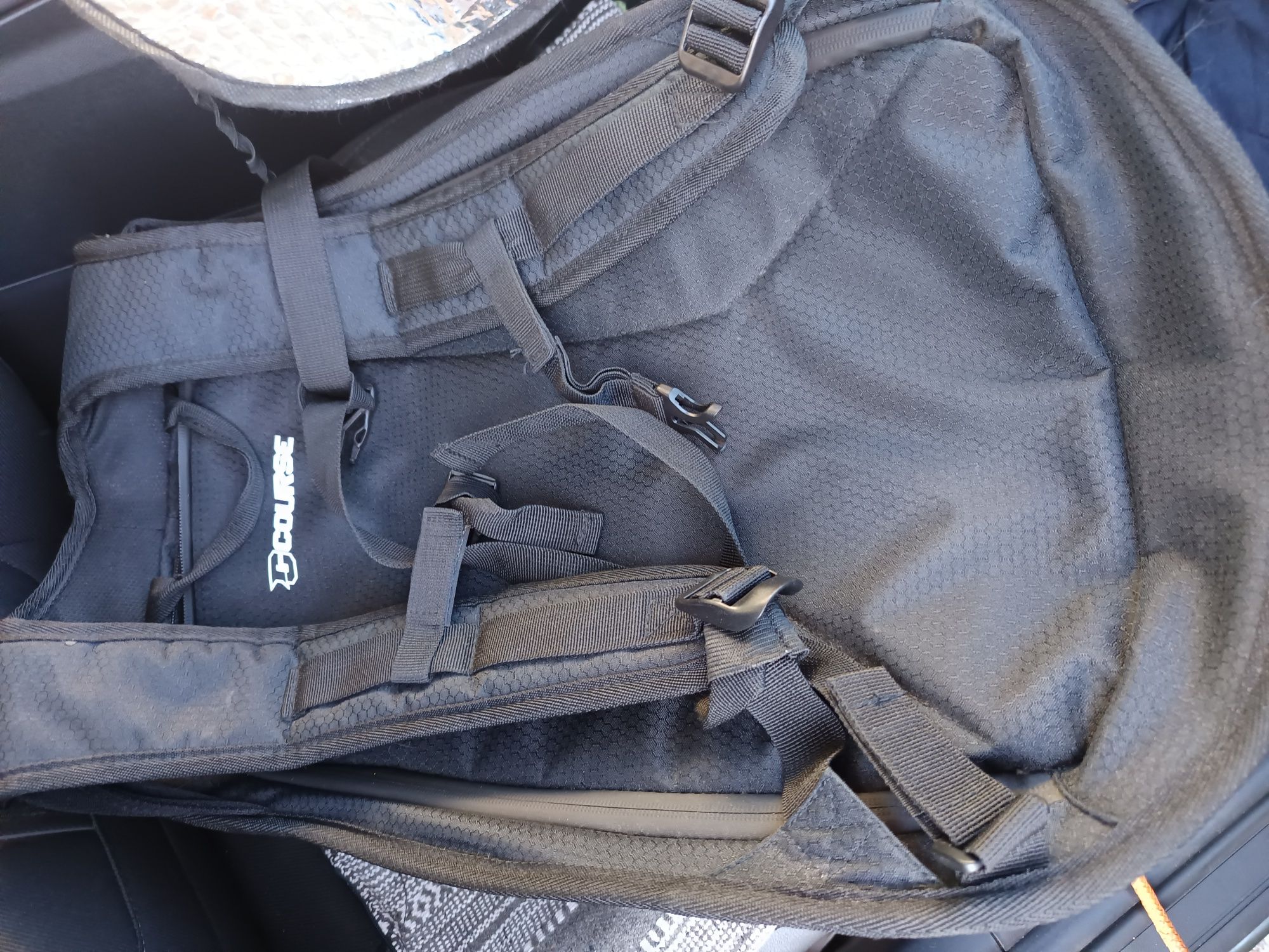Vendo mochila para moto, marca course, mochila