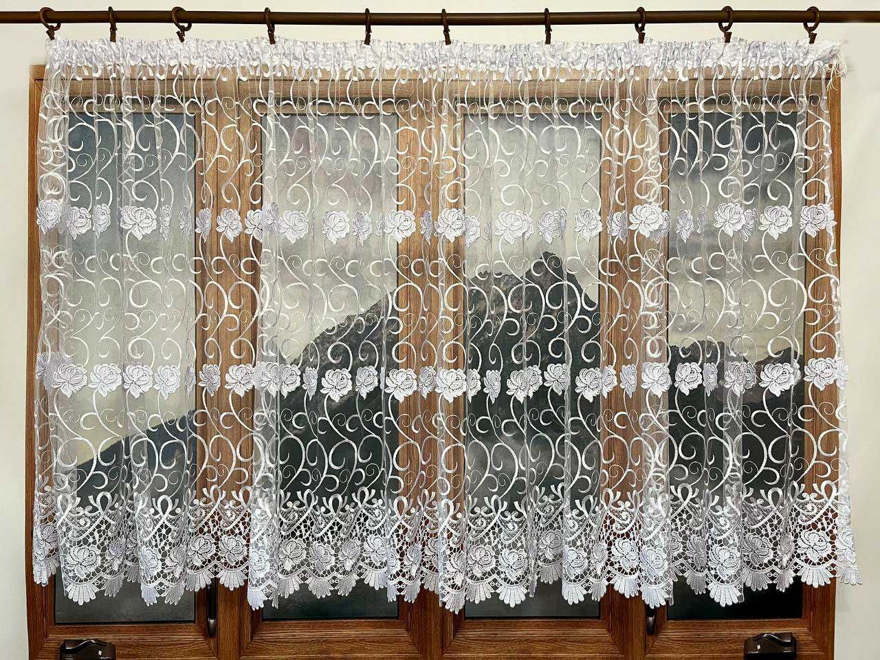 Firana klasyczna markizeta gipiurowa 160 x 400 cm