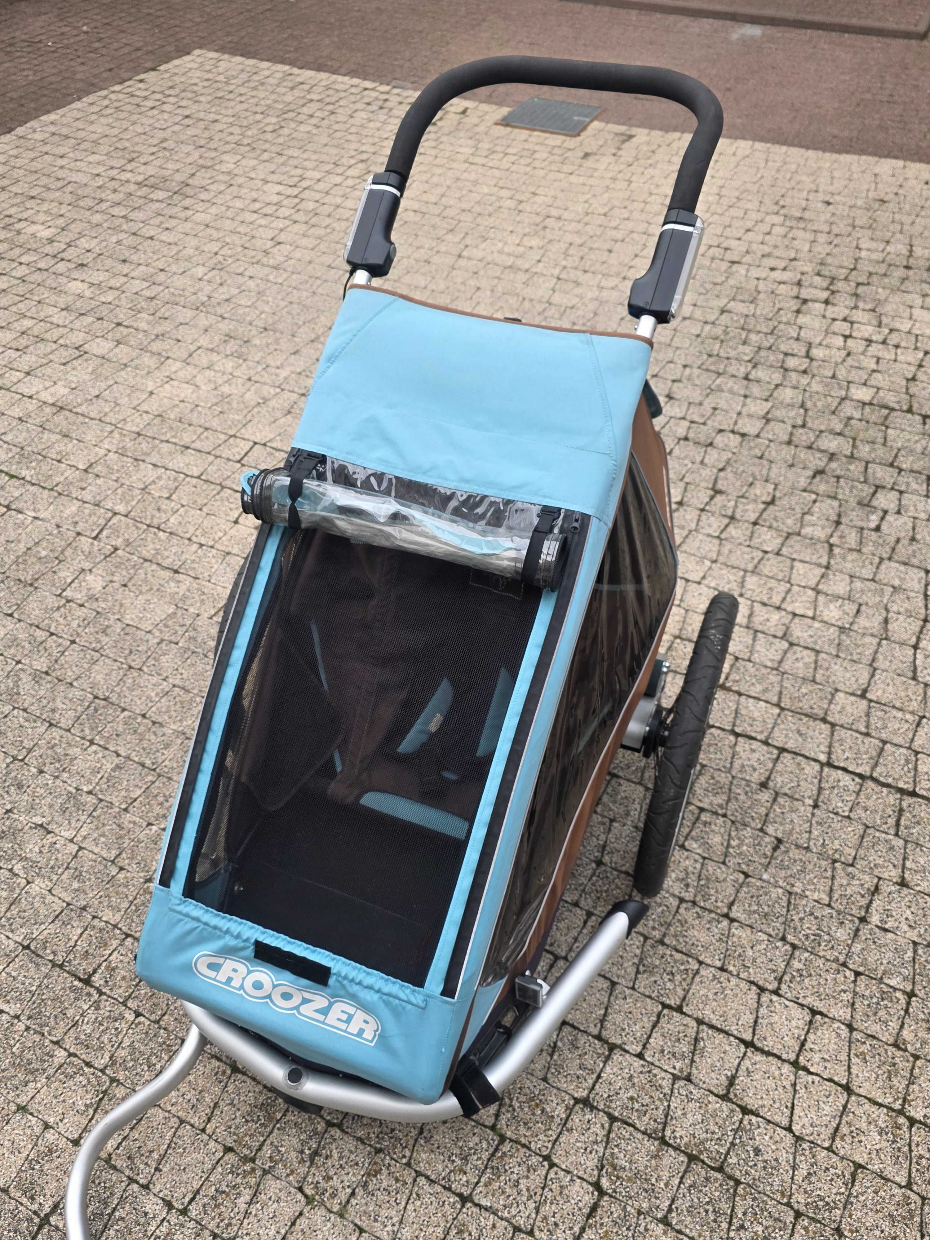 Przyczepka rowerowa Croozer Kid Plus for 1  (3 w 1, led, amortyzacja)