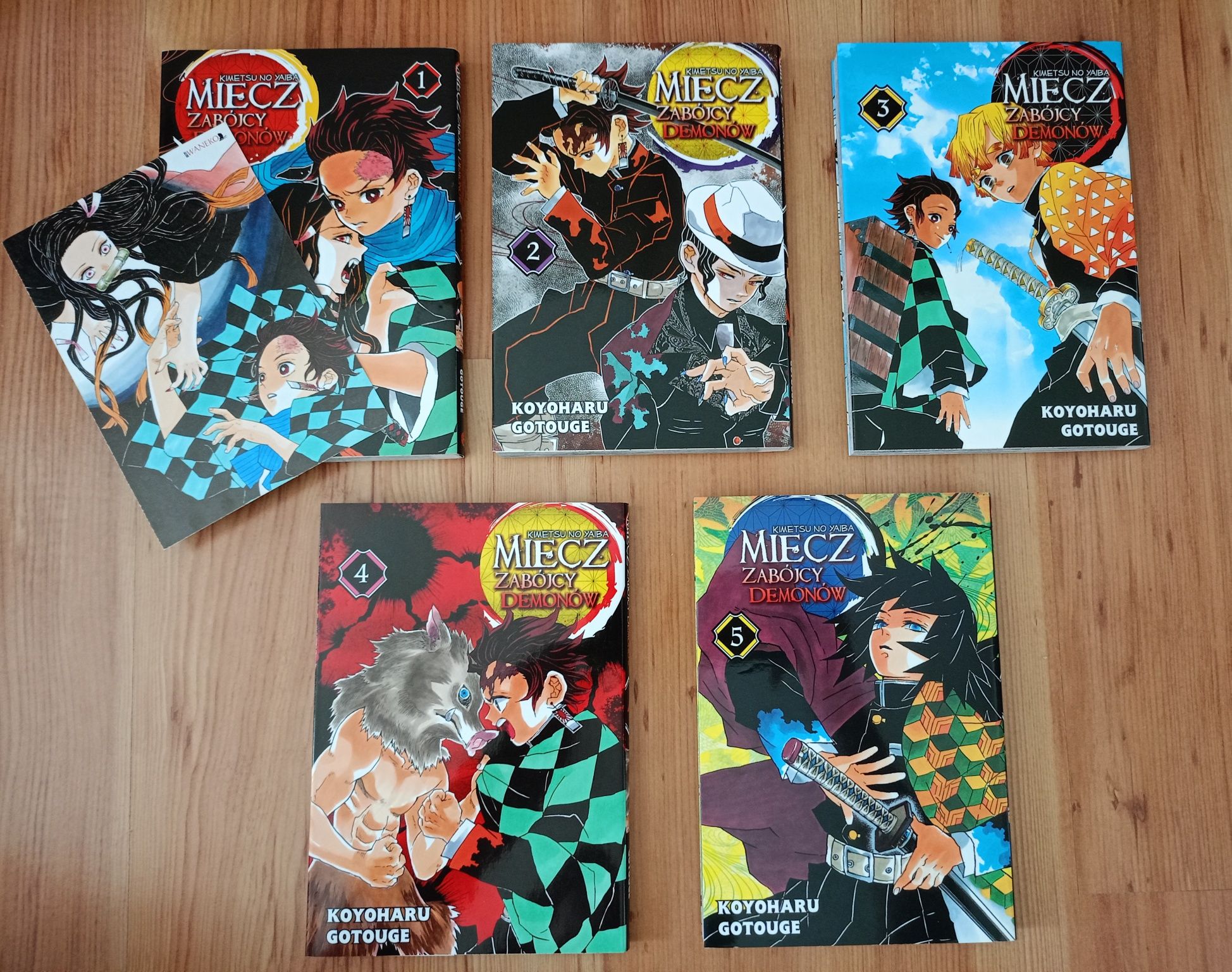 manga demon slayer 1-5