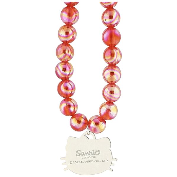 Zawieszka na telefon Hello Kitty Pearls Kitty Head - czerwona