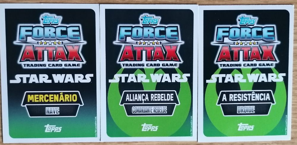 Cartas Force Attax - Star Wars