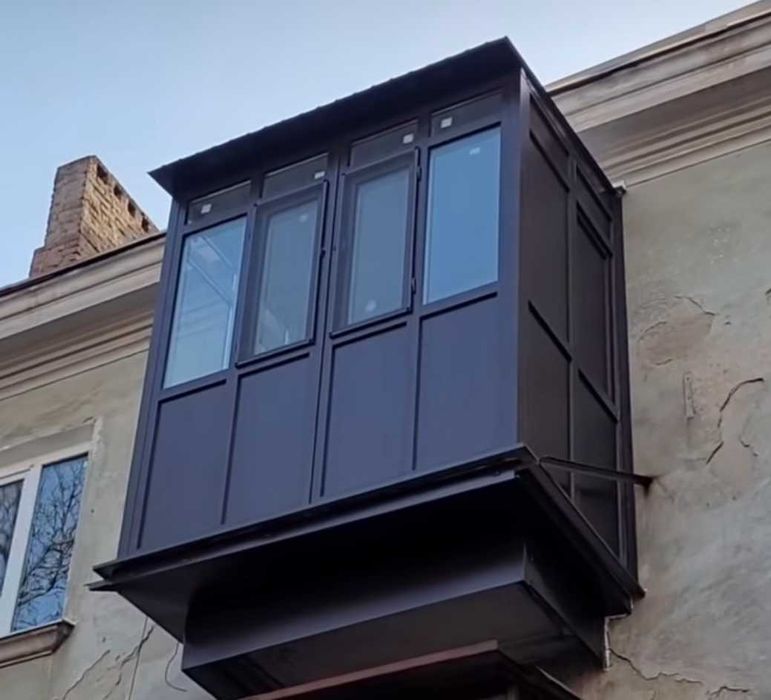 Ремонт балкона Київ і область Скління Обшивка ДОСВІД 17 років!