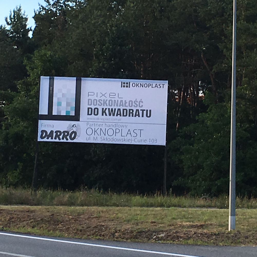 Tablica reklamowa Baner Billboard Stelaż reklamowy Reklama