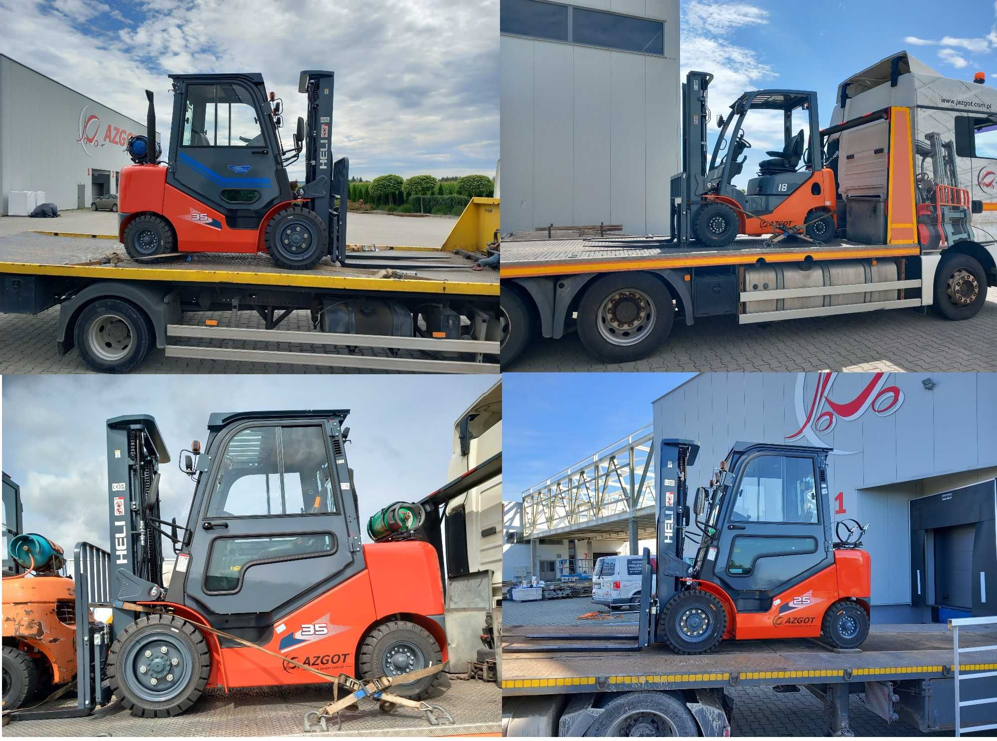 Wózek Widłowy Heli Spalinowy LPG Diesel Elektryk
