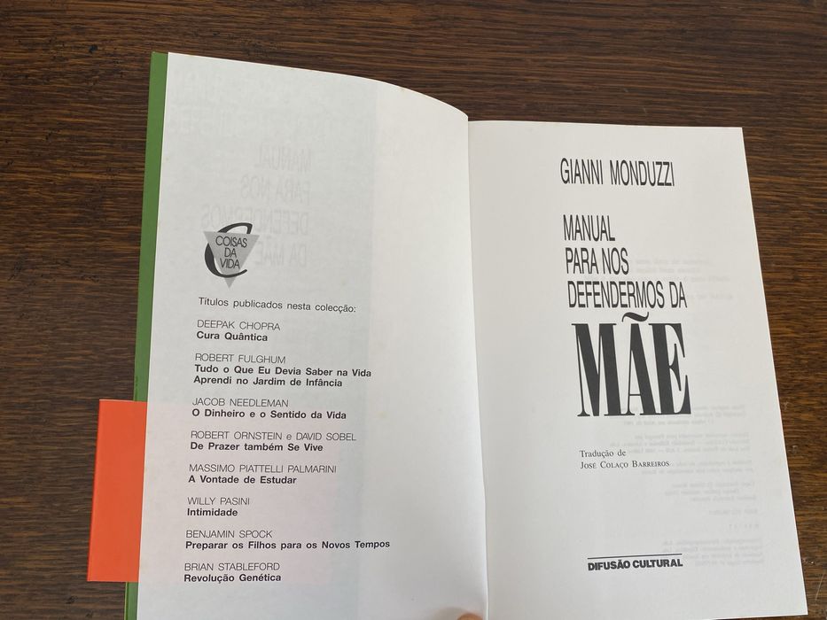 Manual para nos defendermos da mãe, de Gianni Monduzzi
