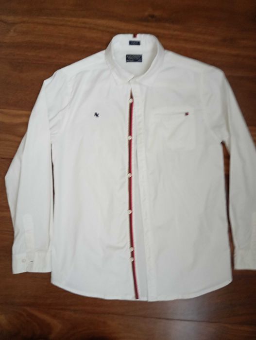 Camisa branca Nukutavake menino 10 anos