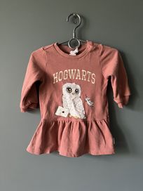 Sukienka H&M 74 Harry Potter Hedwiga