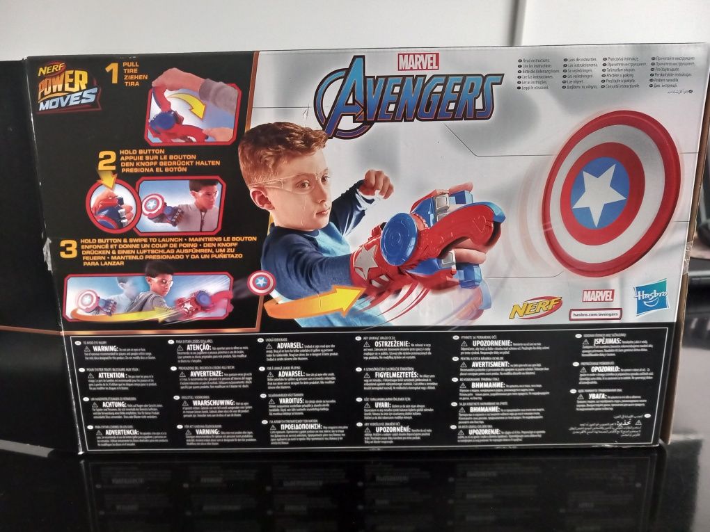 Hasbro Nerf Power Moves Marvel Avengers - Captain America E7375