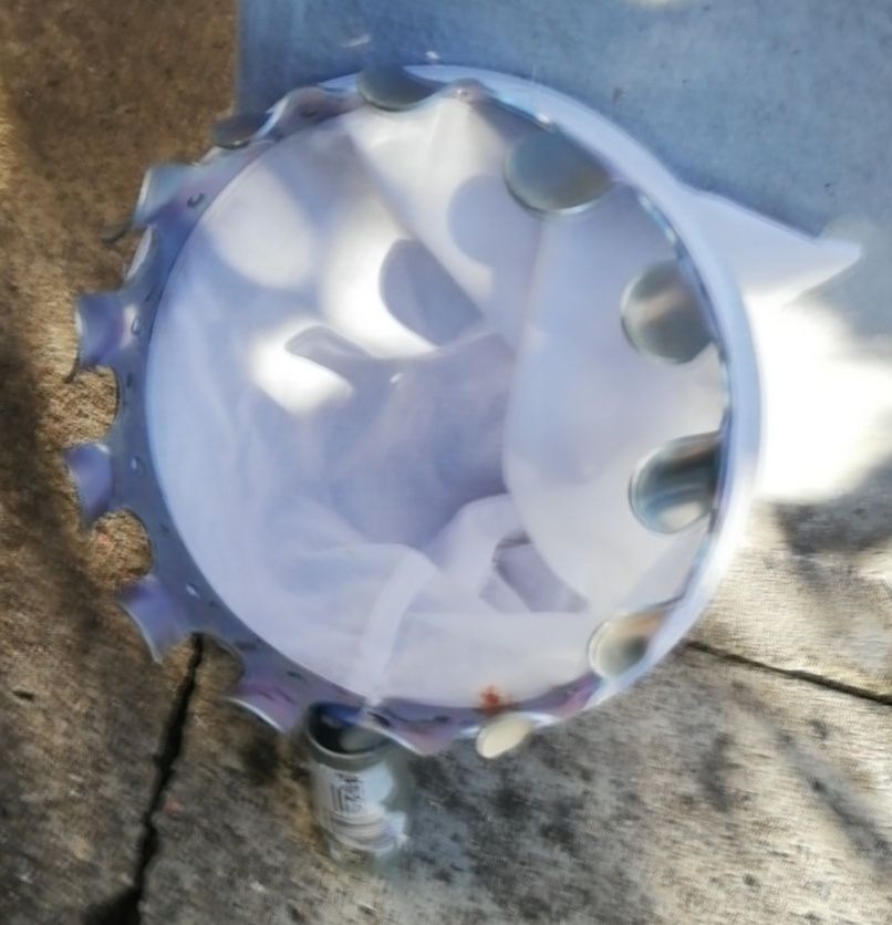 APANHADOR de FRUTA ( 16cm Metal )   +   VARÕES Inox