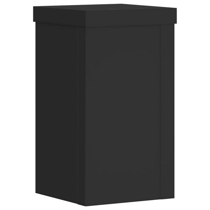 Vidaxl Podstawki Pod Doniczki, 2 Szt., Czarne, 10X10X18 Cm