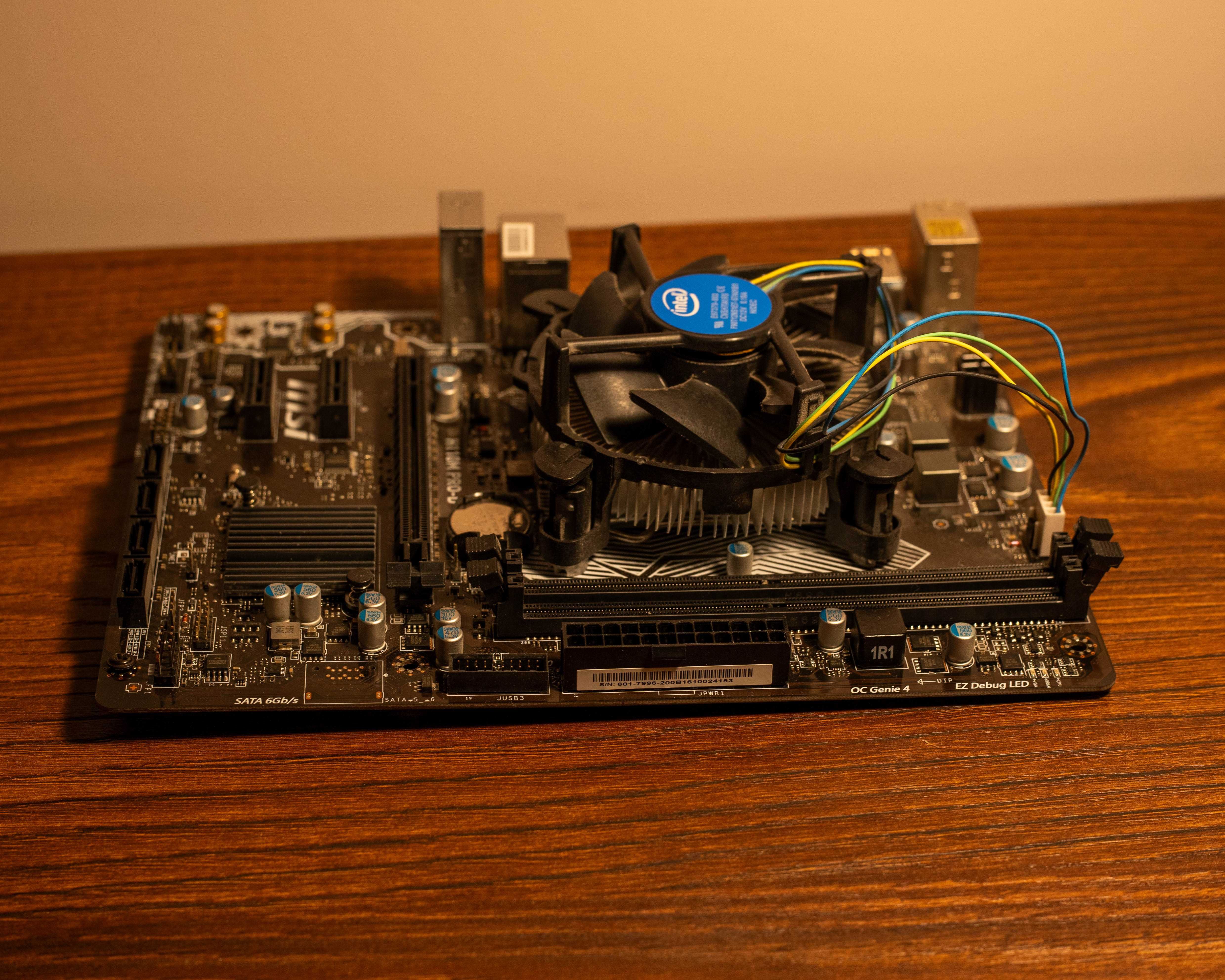MSI H110M PRO-D + i5-7400