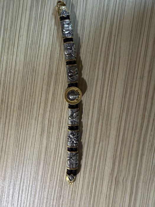 Браслет золото серебро