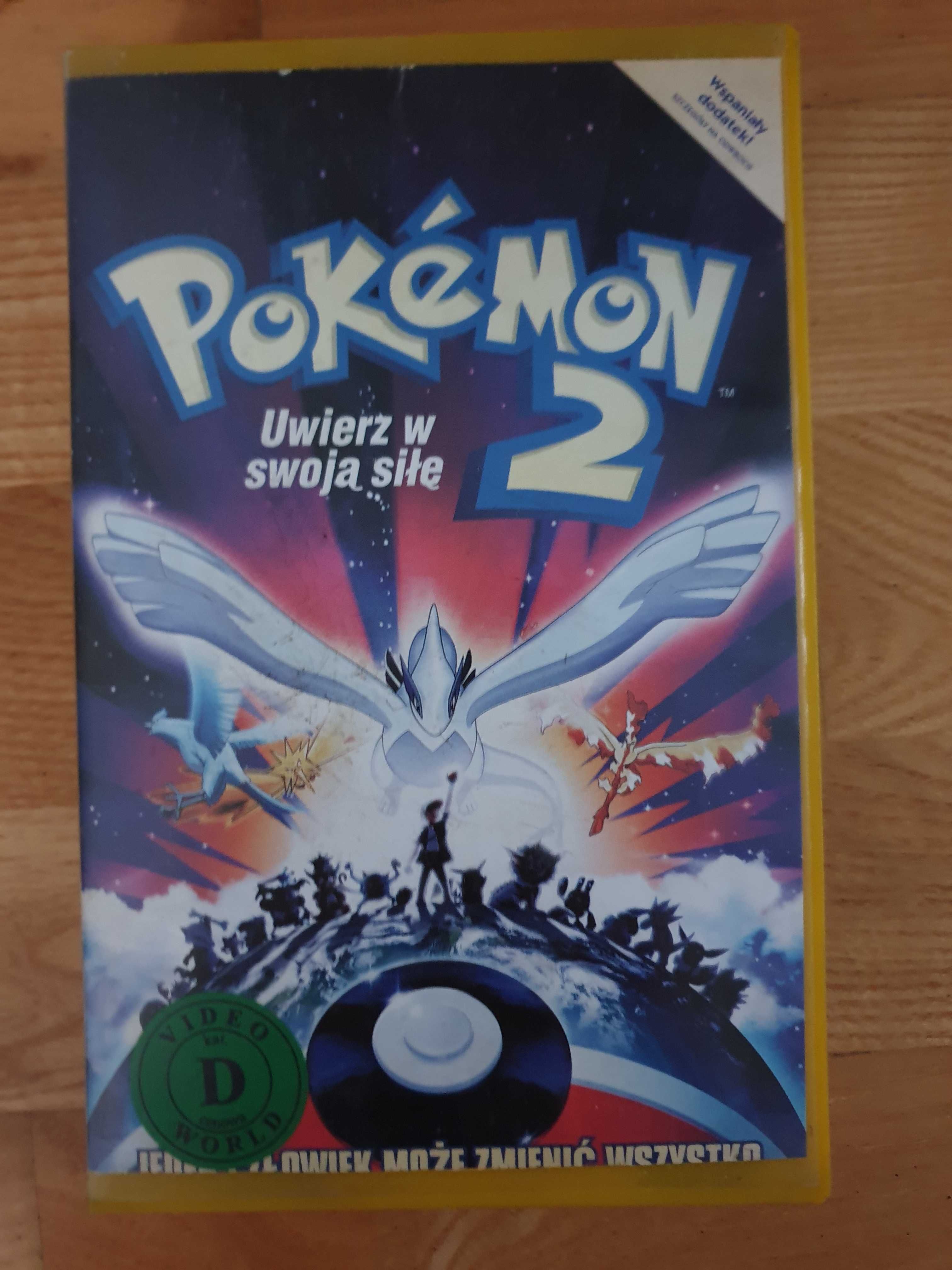 Kaseta VHS Pokemon 2 Uwierz w Swoją Siłę