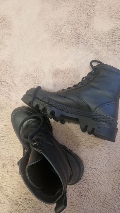 Чоботи шкіра Massimo Dutti