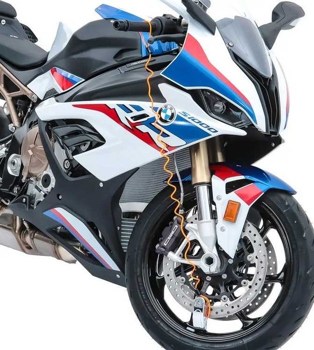 Замок на тормозной диск с сигнализацией и тросом напоминания ЯКІСТЬ