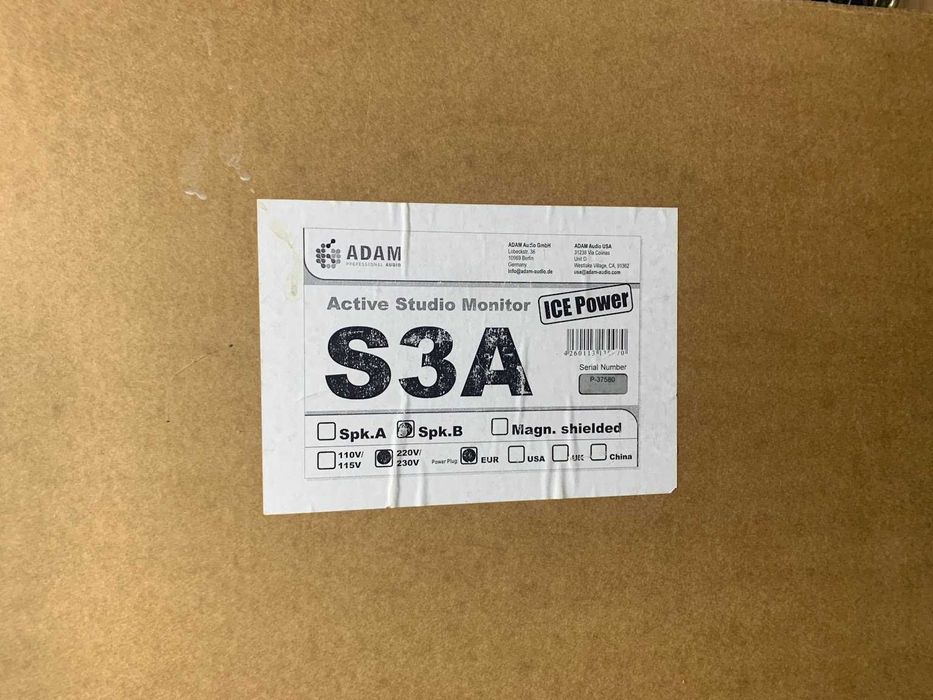 Студійні монітори Adam S3A, KRK VXT6, Yamaha NS10m Studio, HS5i