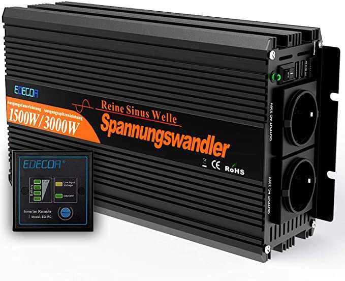 ІНВЕРТОР ЧИСТА сінусоїда 3000W-1500 Вт