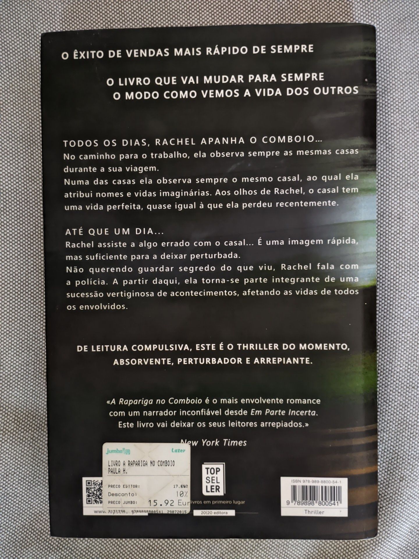 A Rapariga no Comboio - Paula Hawkins