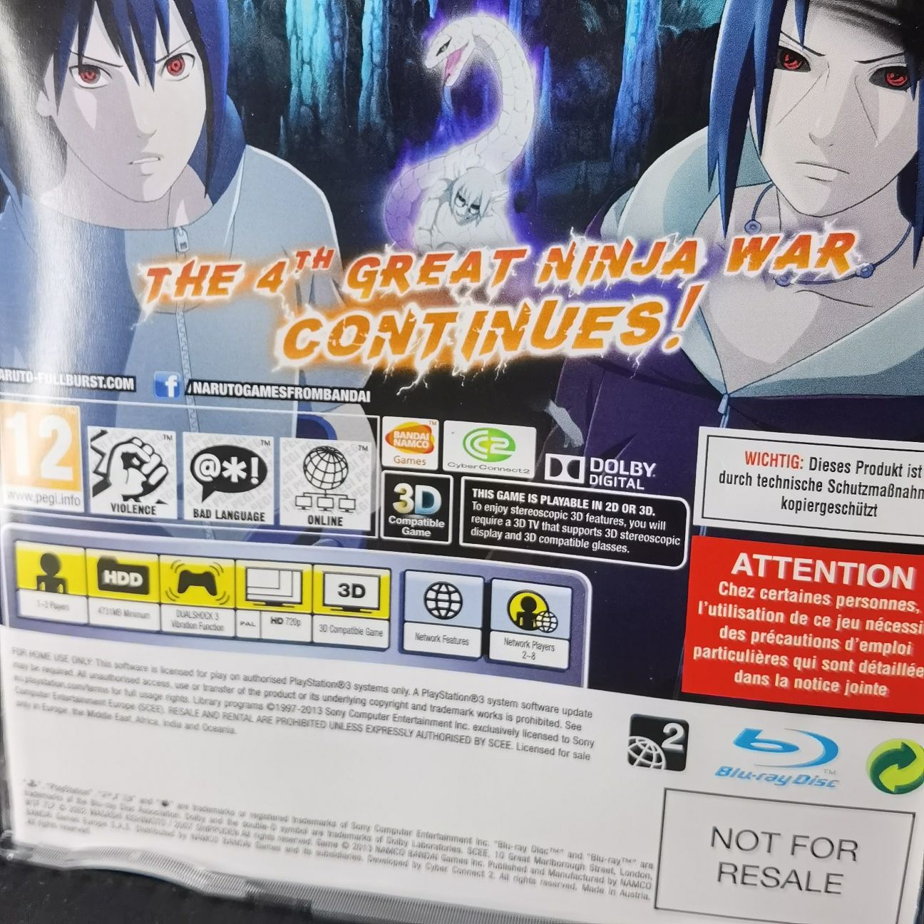 Naruto Shippuden PS3 Promo Kolekcionerskie