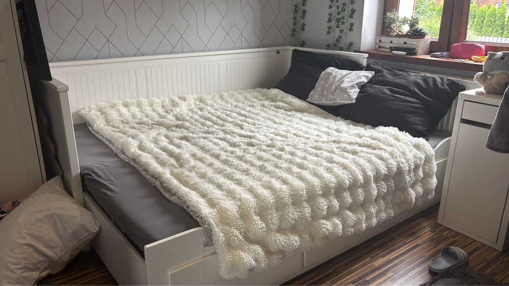 Łóżko rozkładane Ikea Hemnes