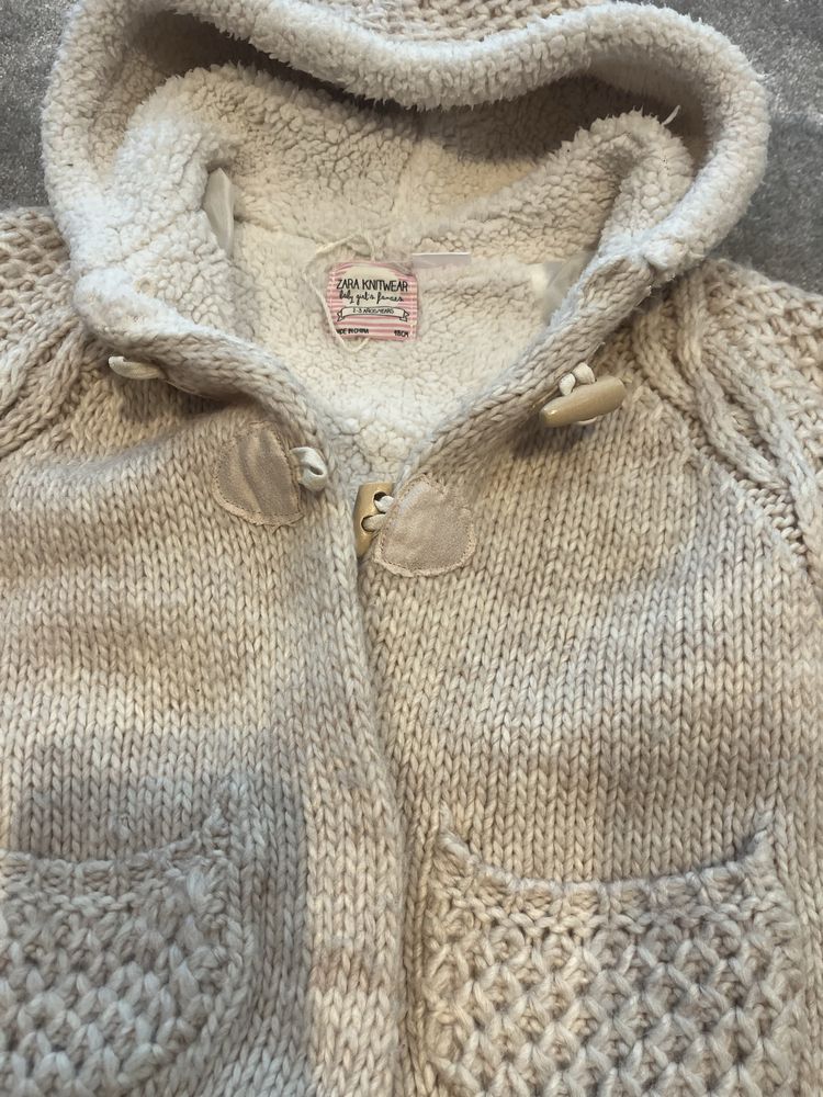 Gruby sweterek zara 98