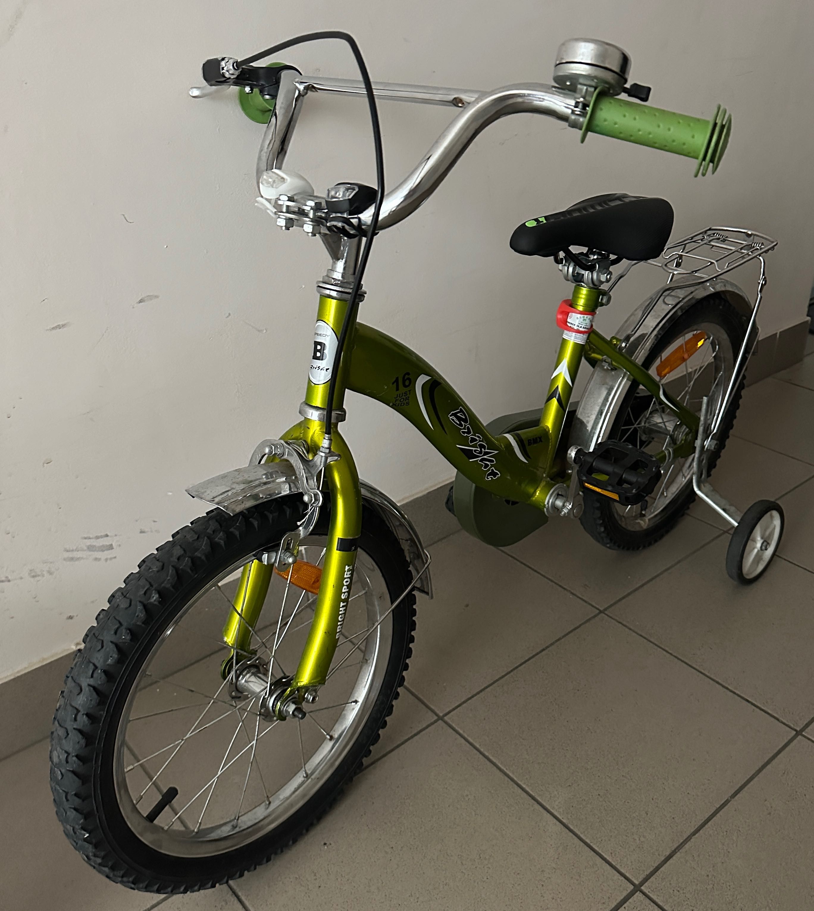 Rowerek Bmx Bright Zielony 16 cali