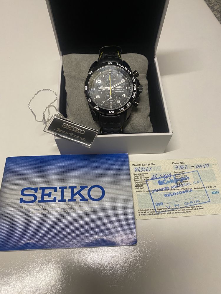 Seiko sportura como novo