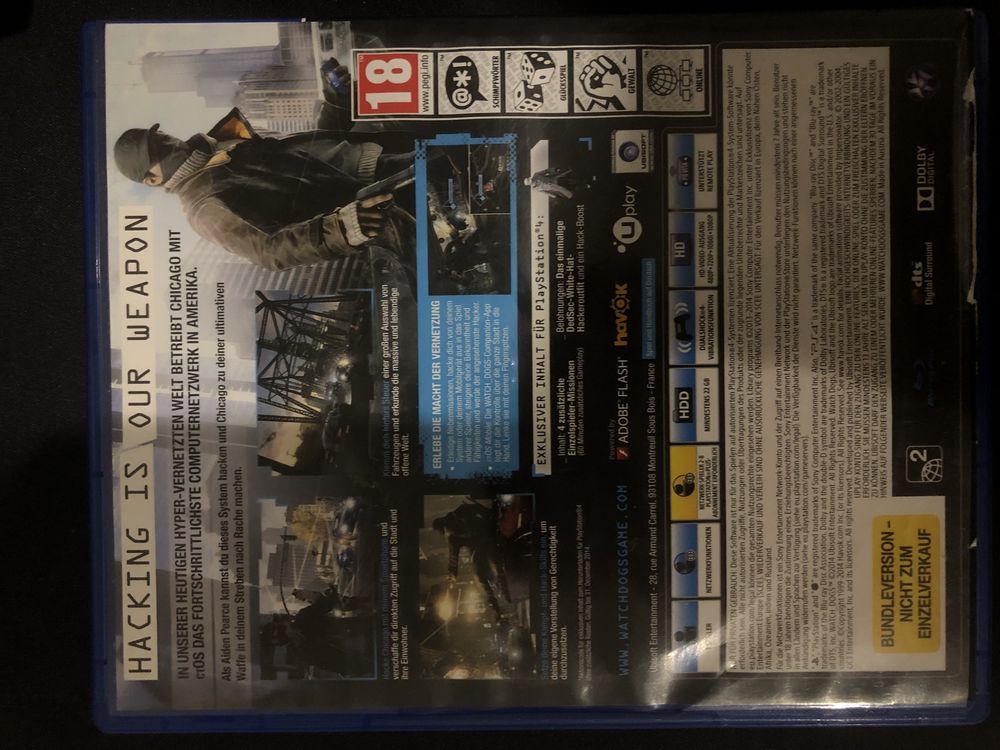 Watch Dogs 1 PS4