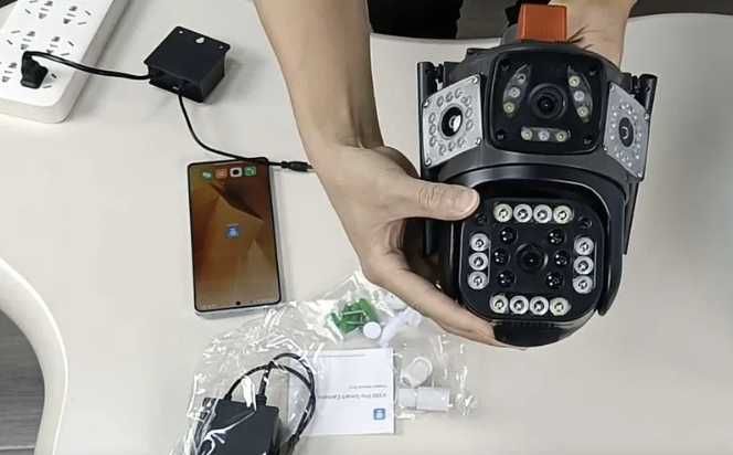 Zewnętrzna Kamera WIFI/8MP-4K/CCTV IP/wykrywanie ruchu
