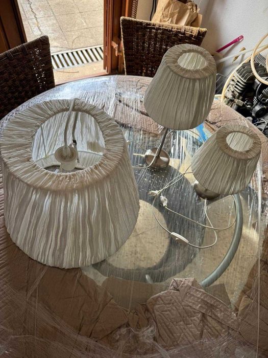 Conjunto de 3 candeeiros IKEA