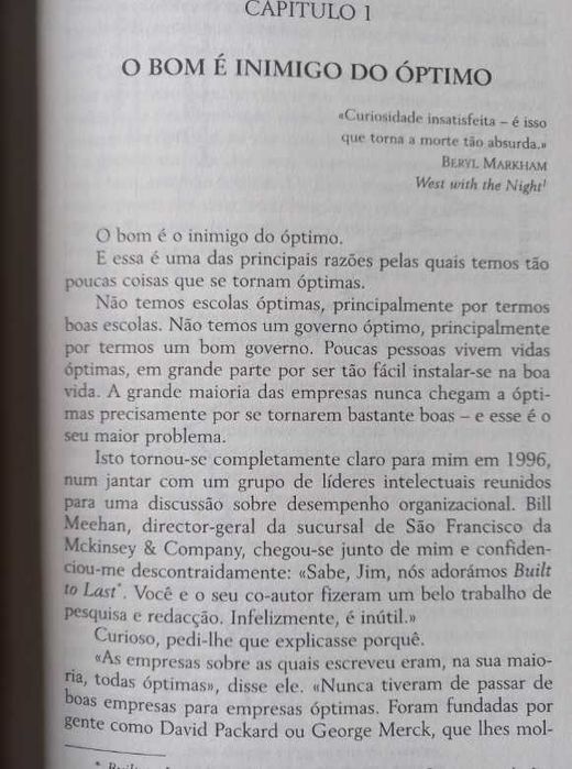 De Bom a Excelente - Jim Collins