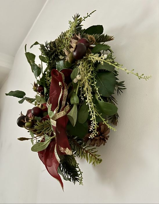 Stroik wieniec świąteczny - średnica ok 30 cm