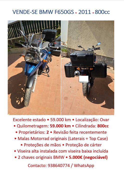 BMW F650GS • 2011 • 800cc