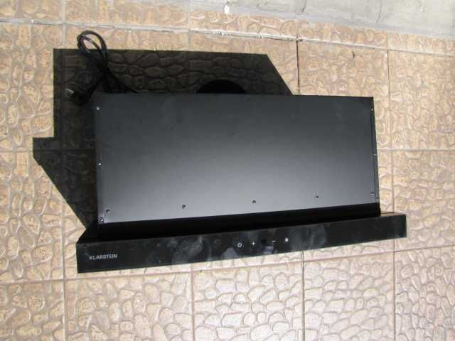 Okap podszafkowy 60 cm do zabudowy czarny Klarstein Vinea