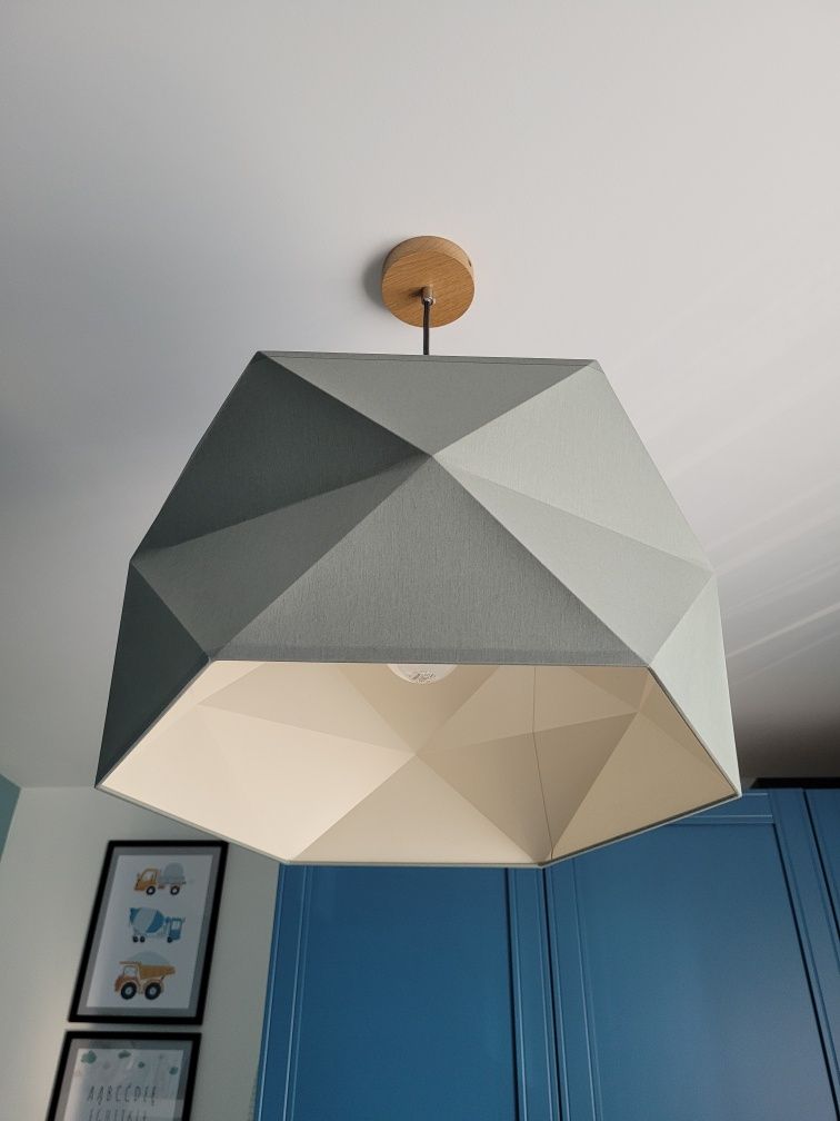 Lampa wisząca sufitowa abażur żyrandol