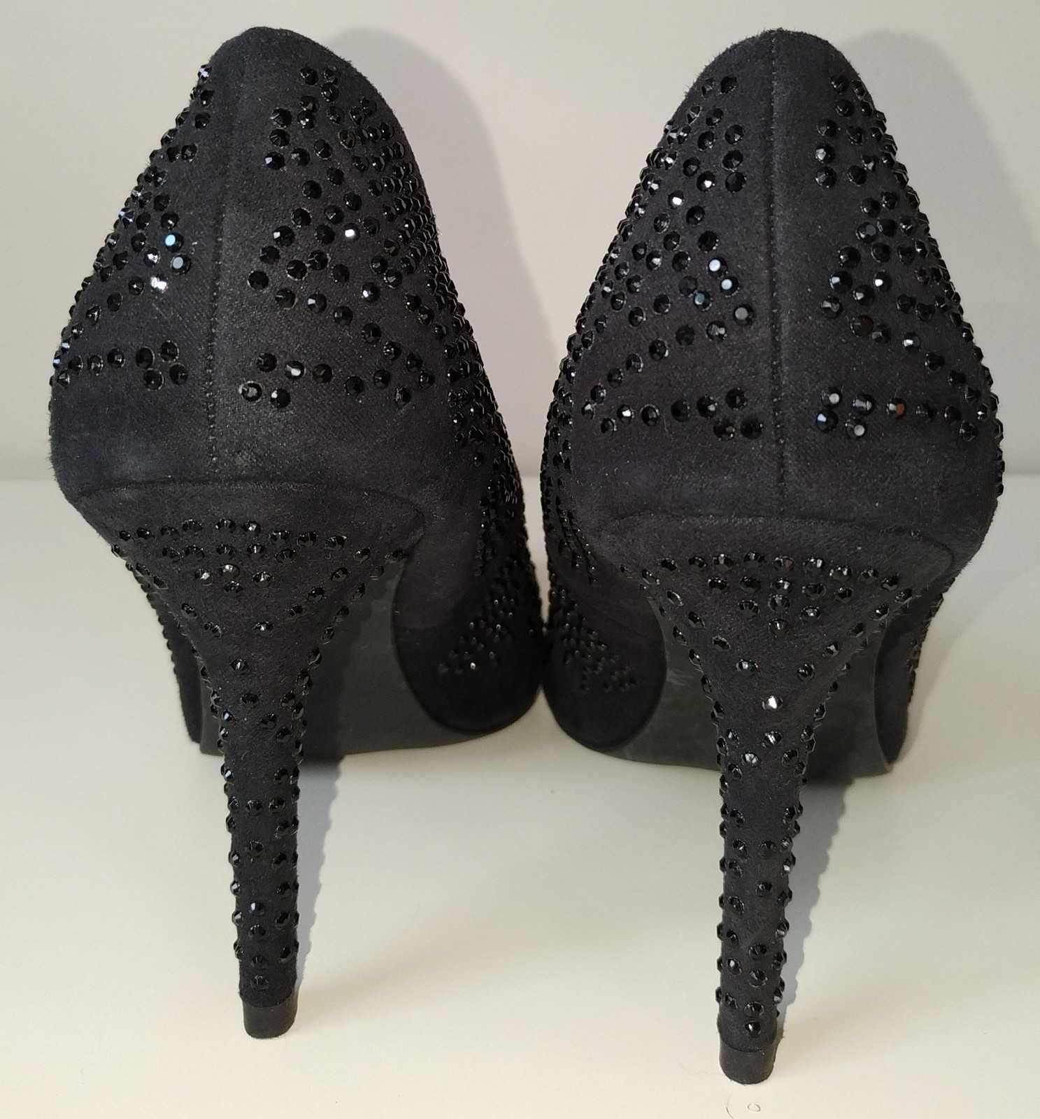 Buty szpilki zdobienia Marco Tozzi  roz 37