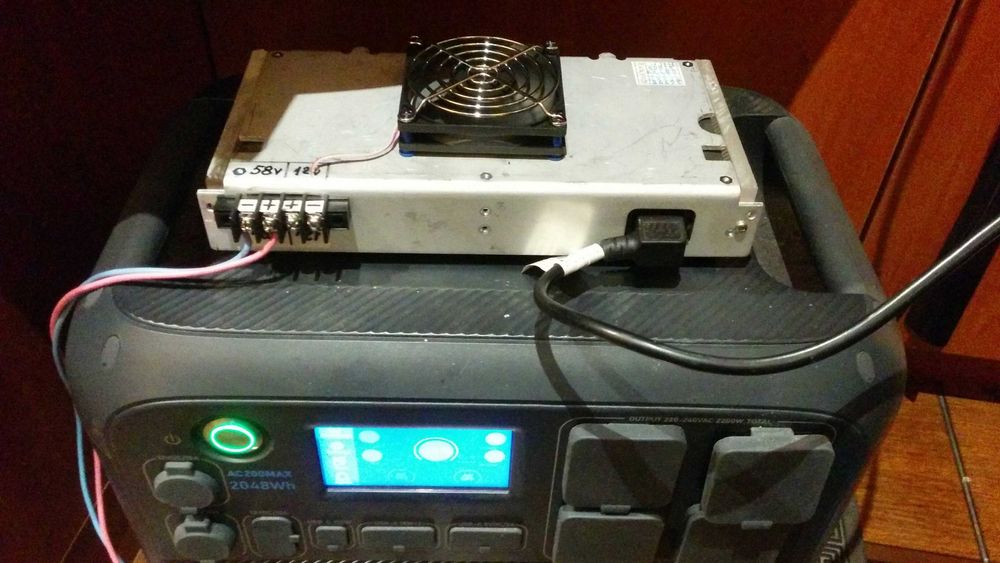 Блоки живлення, зарядне 42-61 В стаб струму 8А