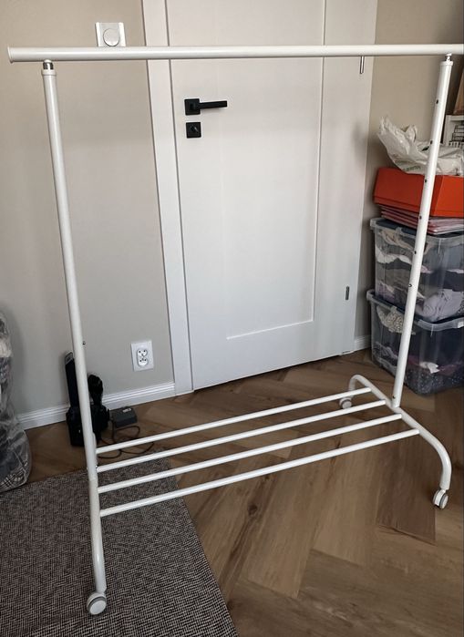 RIGGA wieszak na ubrania biały Ikea