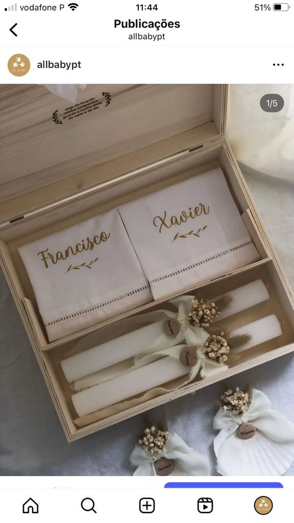 Caixas de batismo