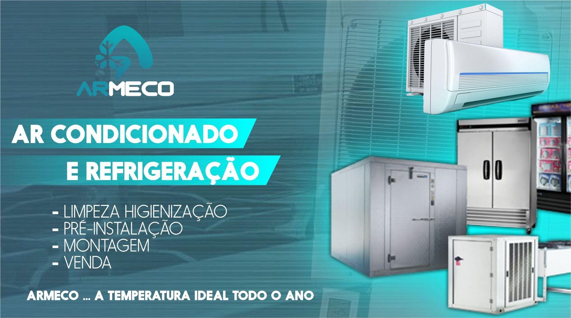 Venda e montagem de ar condicionado e refrigeração